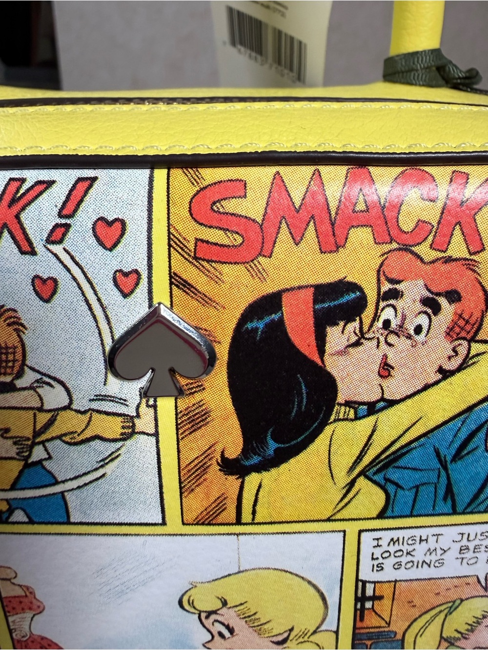Kate Spade Archie Comic-Print Top Handle Camera Bag & Matching Wallet -Rare - Picture 7 of 16